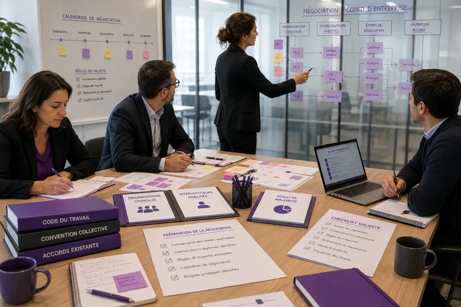 Préparer une négociation d’accord d’entreprise